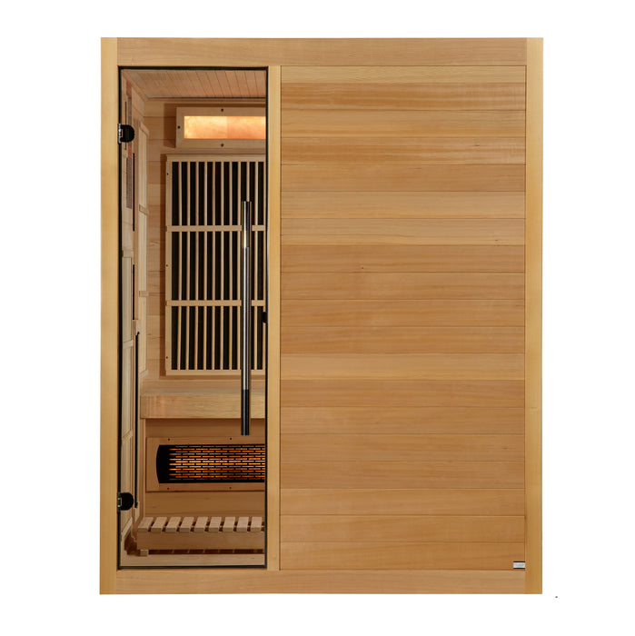 Infrared & Traditional Steam 6-Person "Toledo" Hybrid Sauna