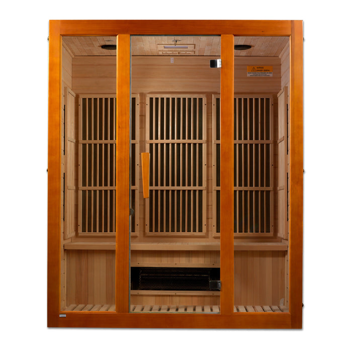 Low EMF 3-Person Maxxus "Alpine" FAR Infrared Sauna