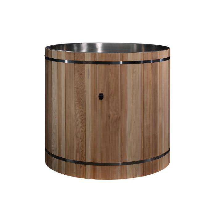 Outdoor Cold Plunge Stainless Steel Premium Pacific Cedar Wood (tub only)