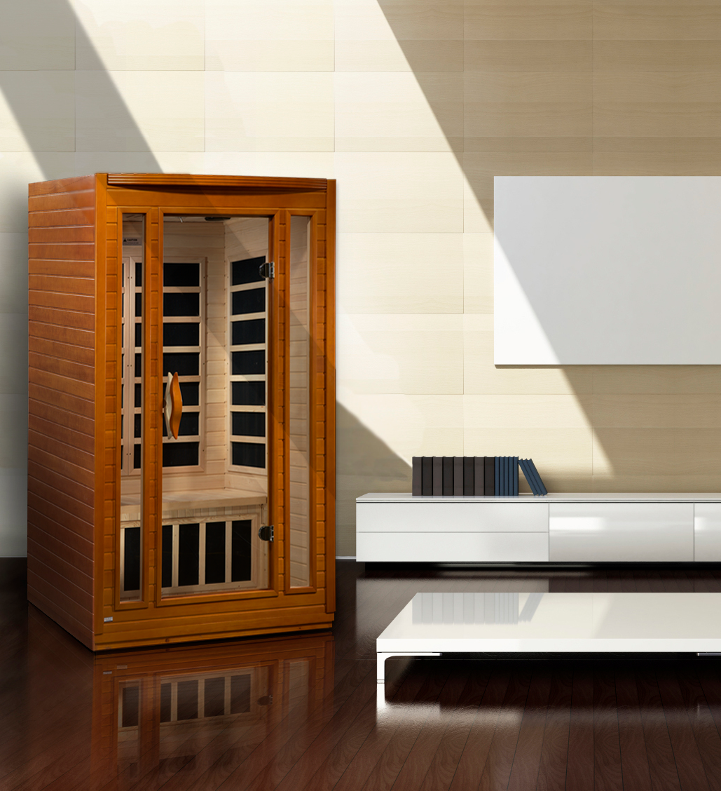 Low EMF  2-Person Dynamic "San Marino" FAR Infrared Sauna