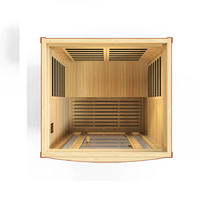 Low EMF  2-Person Dynamic "San Marino" FAR Infrared Sauna