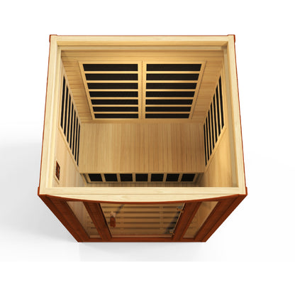 Low EMF  2-Person Dynamic "San Marino" FAR Infrared Sauna