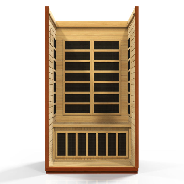 Low EMF  2-Person Dynamic "San Marino" FAR Infrared Sauna