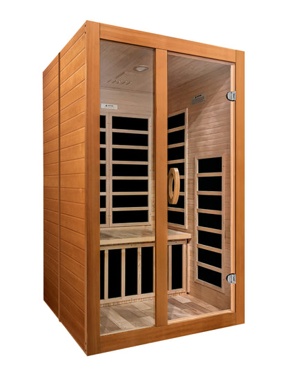Ultra Low EMF  2-Person Dynamic "Santiago Elite" FAR Infrared Sauna