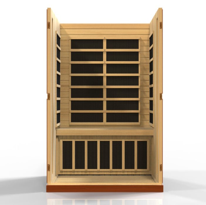 Low EMF  2-Person Dynamic "Vittoria" FAR Infrared Sauna
