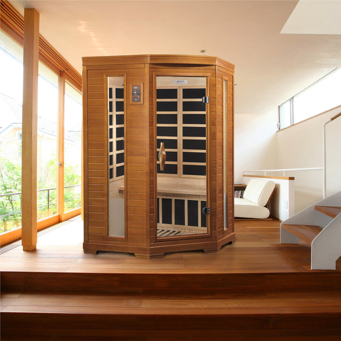 Ultra Low EMF  2-Person Dynamic "Heming Elite" FAR Infrared Sauna