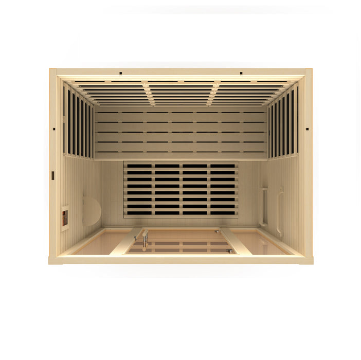 Ultra Low EMF  3-Person Dynamic "Vila" FAR Infrared Sauna