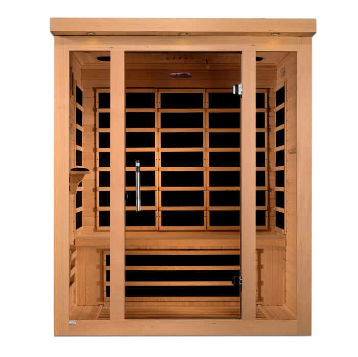 Ultra Low EMF  3-Person Dynamic "Vila" FAR Infrared Sauna