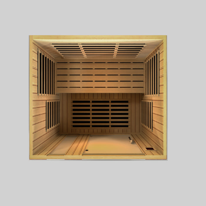 Low EMF  3-Person Dynamic "Lugano" FAR Infrared Sauna