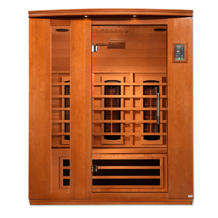 Near Zero EMF  3-Person Dynamic Full Spectrum "Lugano" FAR Infrared Sauna