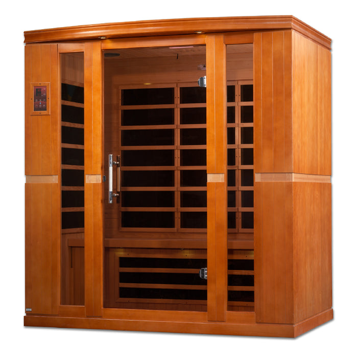 Low EMF  4-Person Dynamic "Bergamo" Infrared Sauna