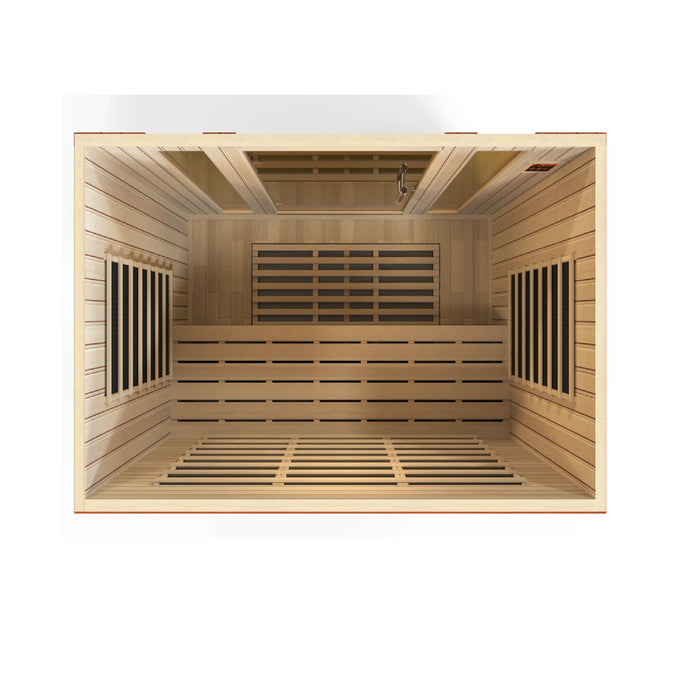 Low EMF  4-Person Dynamic "Bergamo" Infrared Sauna