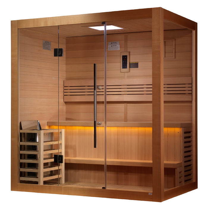 Steam Sauna  3-Person "Forssa" Traditional Sauna
