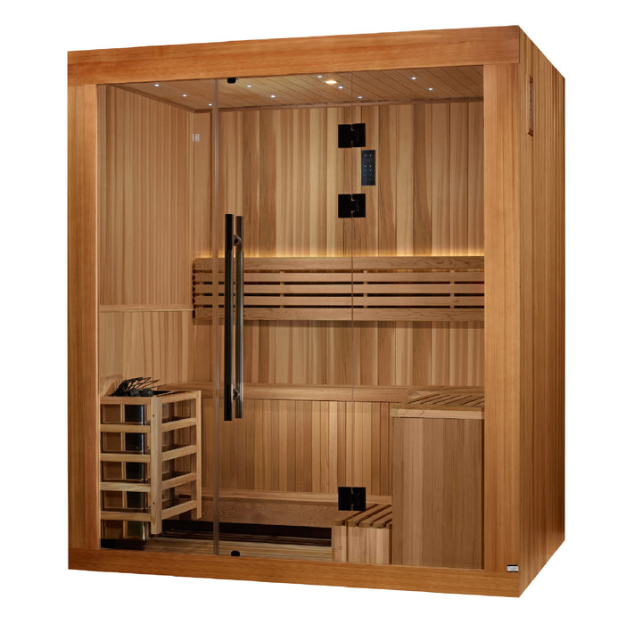 Steam Sauna  3-Person "Copenhagen Edition" Traditional Sauna