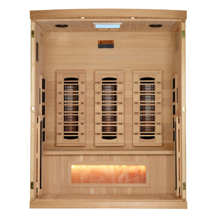 Near Zero EMF  3-Person Reserve Edition PureTech™ Full Spectrum (2025 model) Infrared Sauna