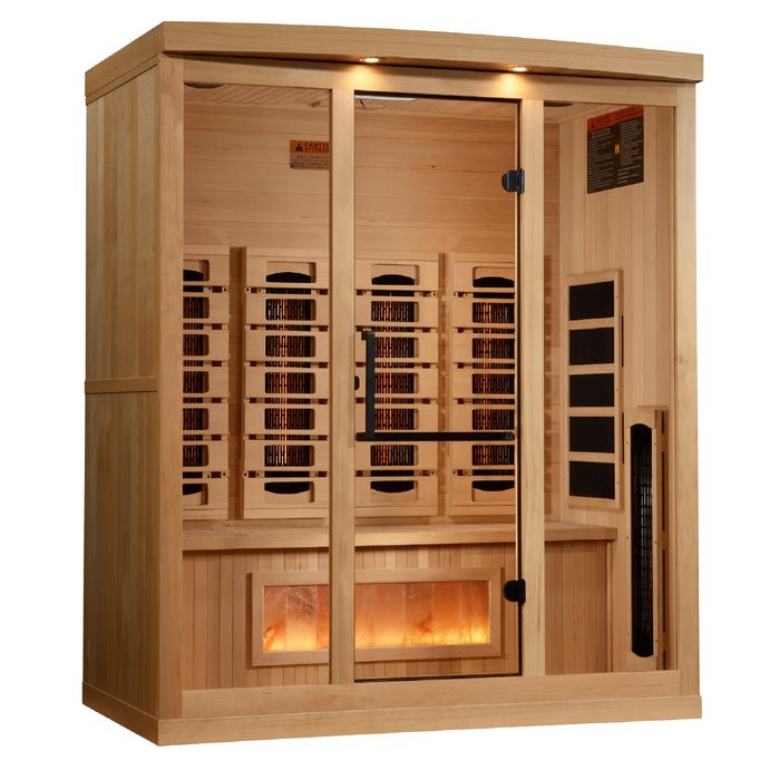Near Zero EMF  4-Person 8000 Reserve Series PureTech™ Full Spectrum Infrared Sauna