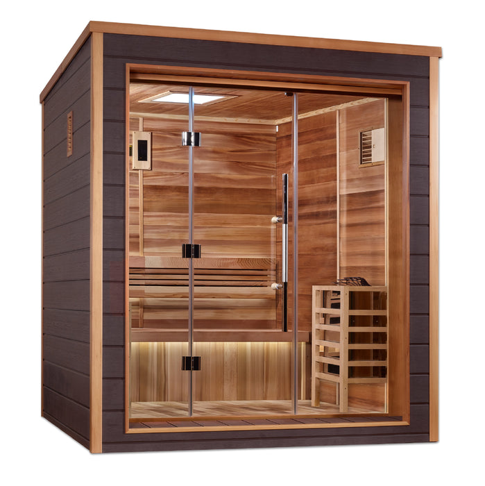 Steam Sauna  3-Person "Drammen" Traditional Sauna