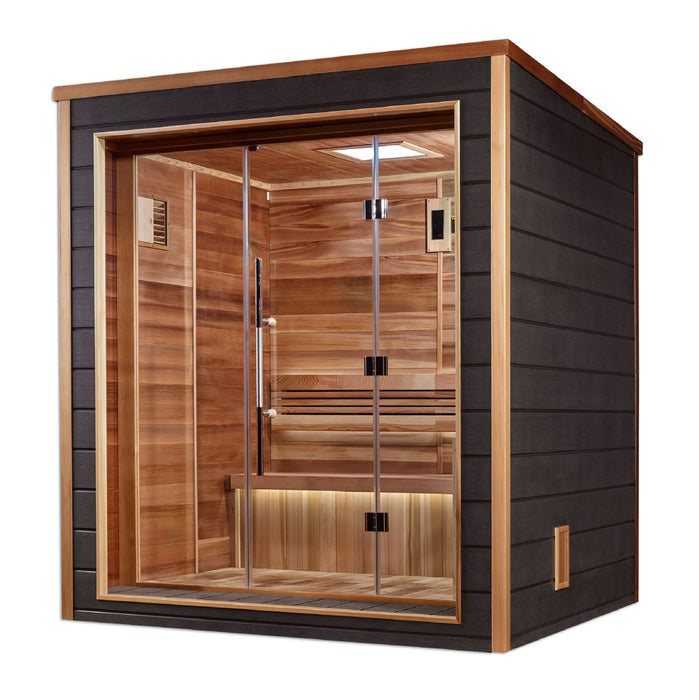 Steam Sauna  3-Person "Drammen" Traditional Sauna