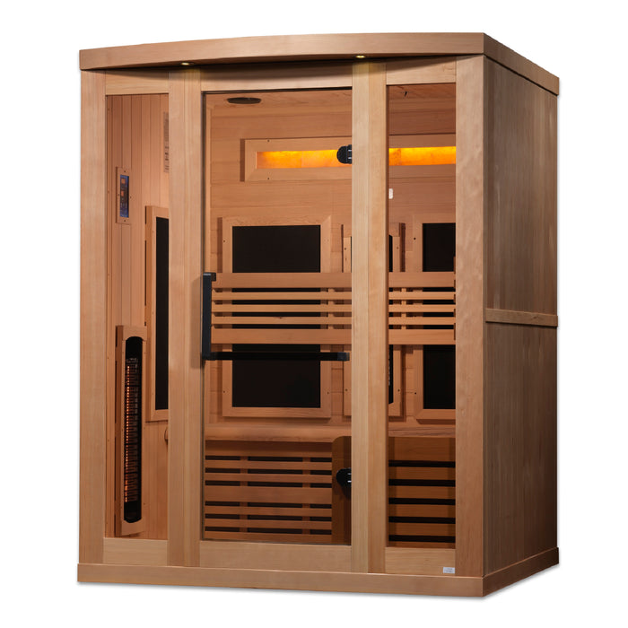 Near Zero EMF  3-Person 8000 Reserve Series PureTech™ Full Spectrum Infrared Sauna