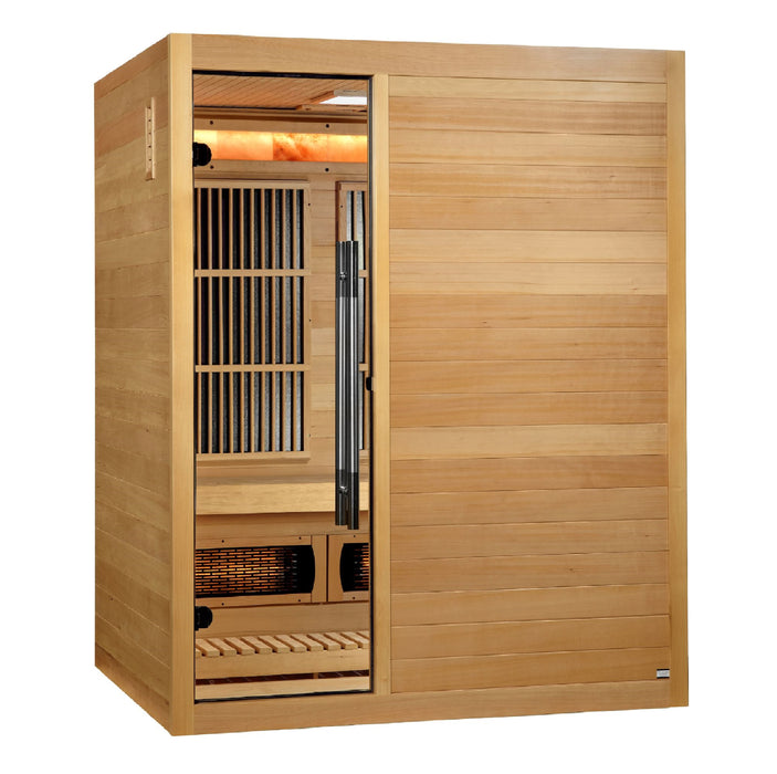 Infrared & Traditional Steam  6-Person "Toledo" Hybrid Sauna