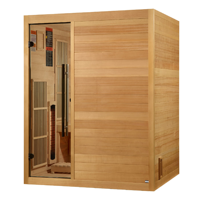 Infrared & Traditional Steam  6-Person "Toledo" Hybrid Sauna