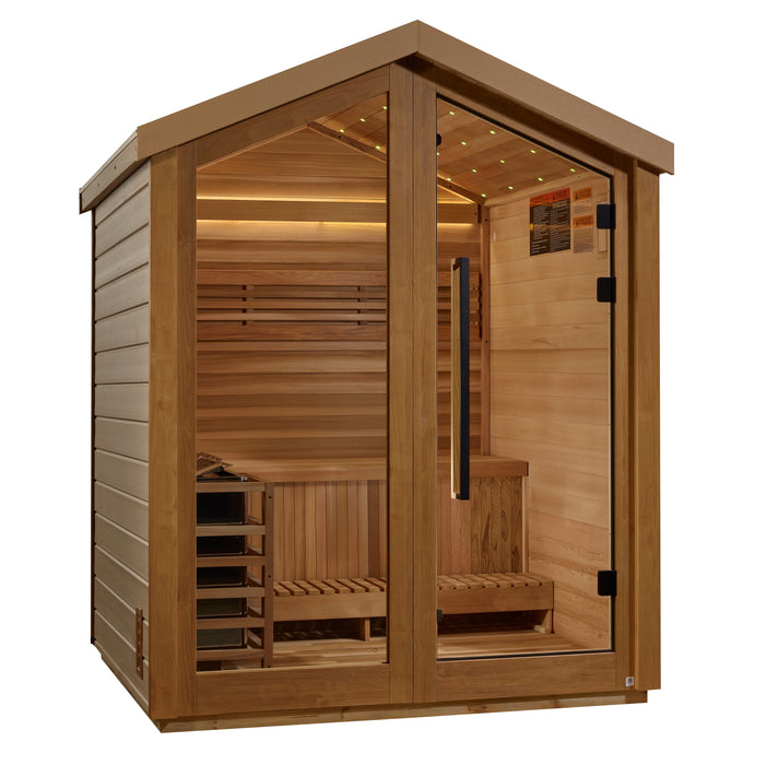 Outdoor Steam Sauna  3-Person "Savonlinna" Traditional Sauna