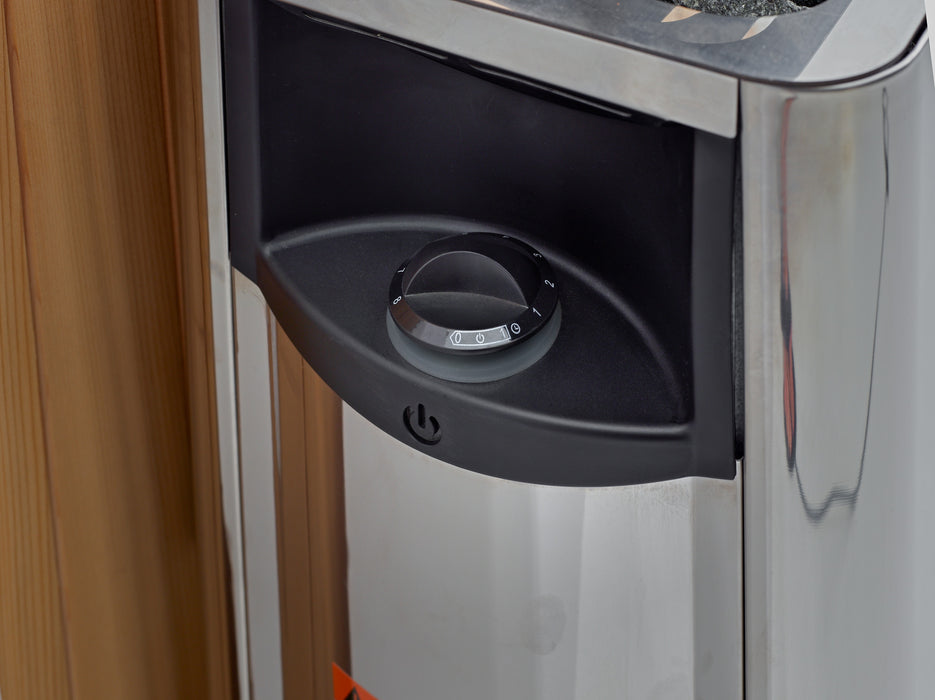 Infrared & Traditional Steam  6-Person "Toledo" Hybrid Sauna