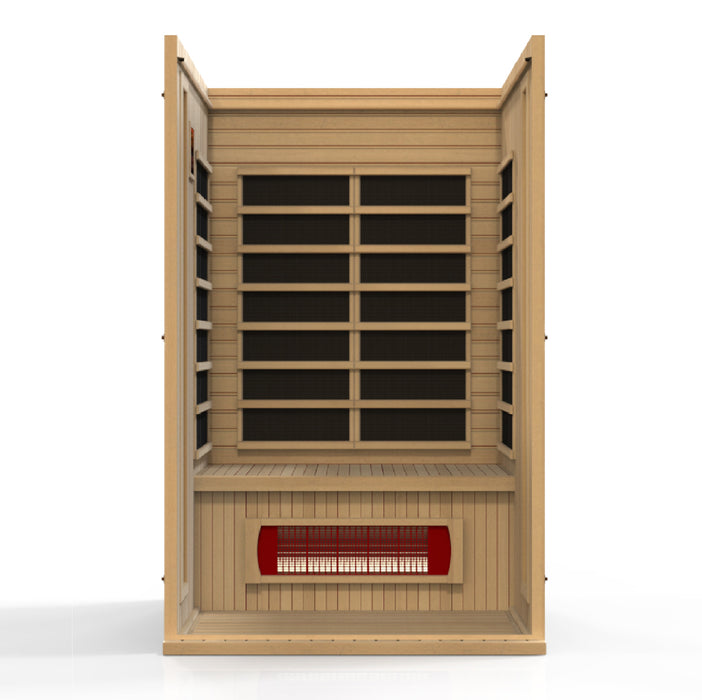 Low EMF  2-Person MX-LS2-01 Maxxus "Serenity" FAR Infrared Sauna