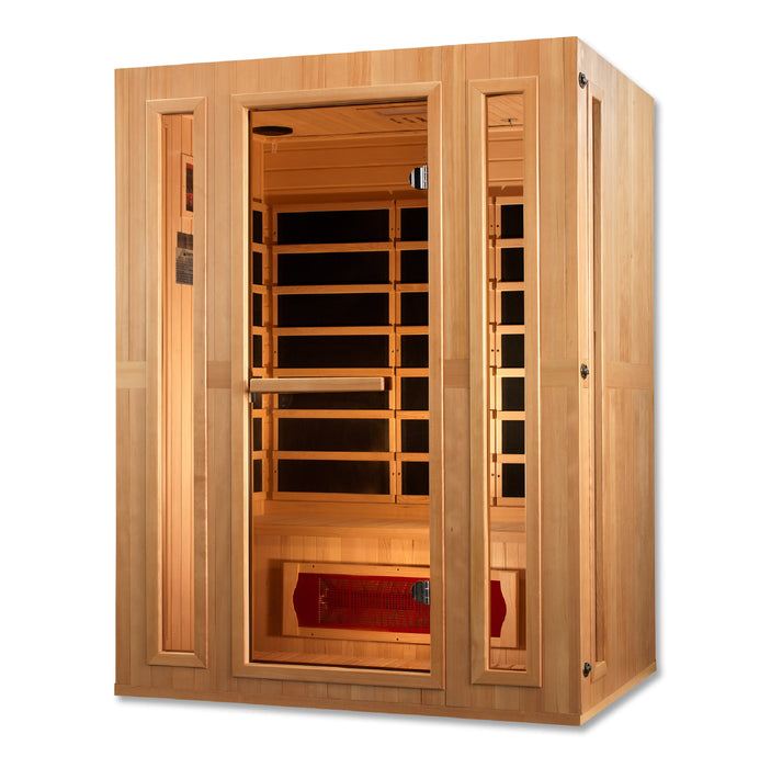 Low EMF  3-Person Maxxus "Trinity" FAR Infrared Sauna