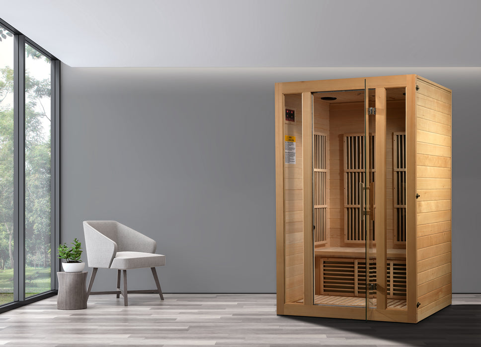 Low EMF  2-Person Maxxus "Seattle" FAR Infrared Sauna