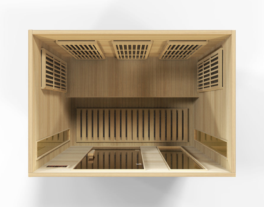 Low EMF  3-Person Maxxus FAR Infrared Sauna