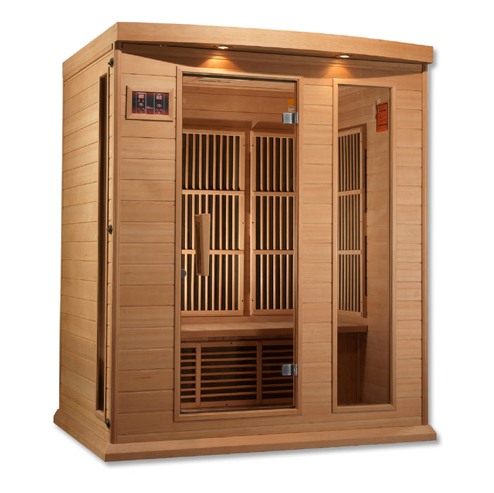 Low EMF  3-Person Maxxus FAR Infrared Sauna