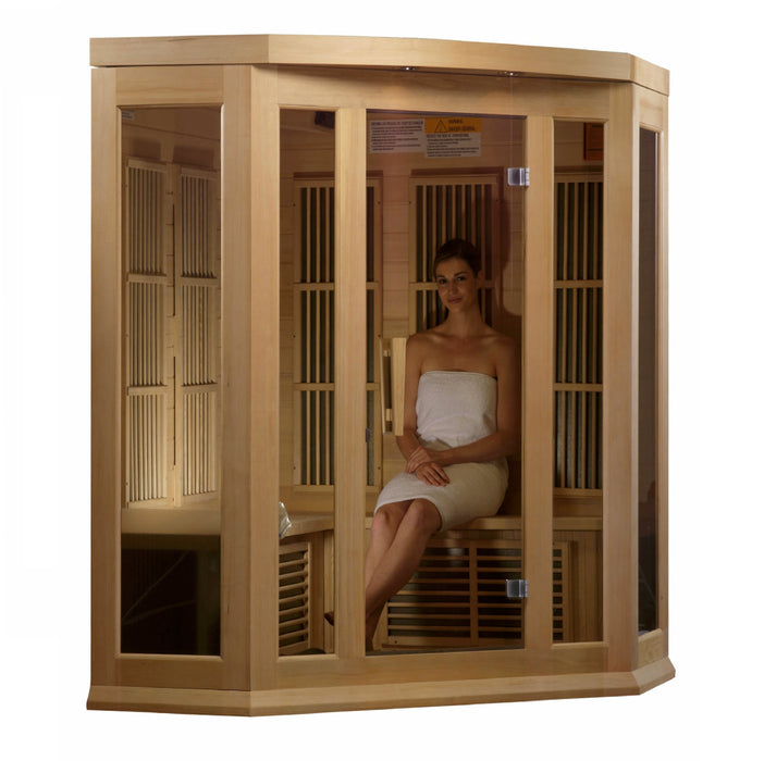 Low EMF  3-Person Maxxus FAR Infrared Sauna