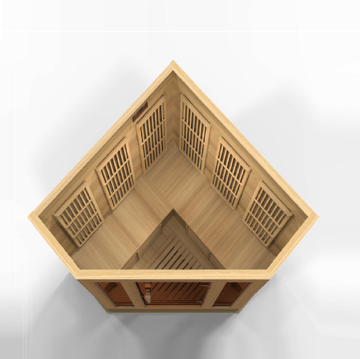 Low EMF  3-Person Maxxus FAR Infrared Sauna