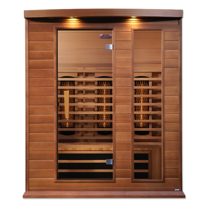 Near Zero EMF  3-Person Maxxus Full Spectrum FAR Infrared Sauna