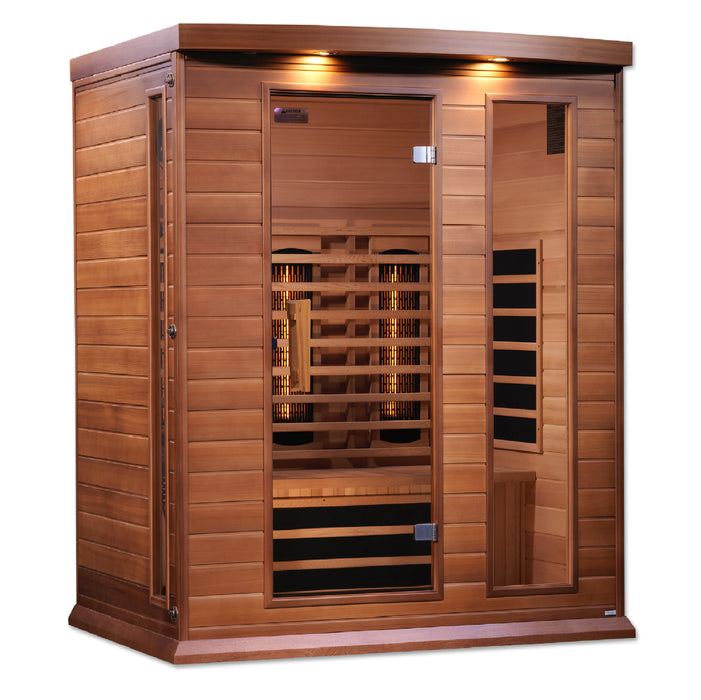 Near Zero EMF  3-Person Maxxus Full Spectrum FAR Infrared Sauna