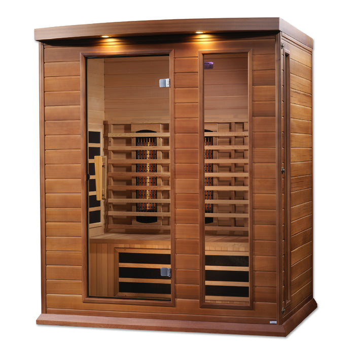 Near Zero EMF  3-Person Maxxus Full Spectrum FAR Infrared Sauna