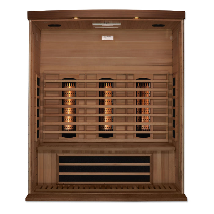 Near Zero EMF  3-Person Maxxus Full Spectrum FAR Infrared Sauna