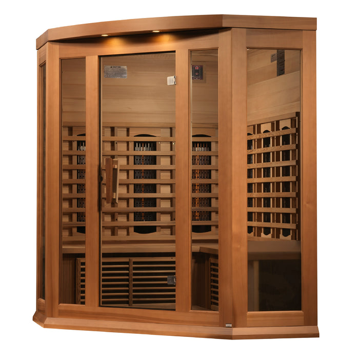 Near Zero EMF  3-Person Maxxus Full Spectrum FAR Infrared Sauna