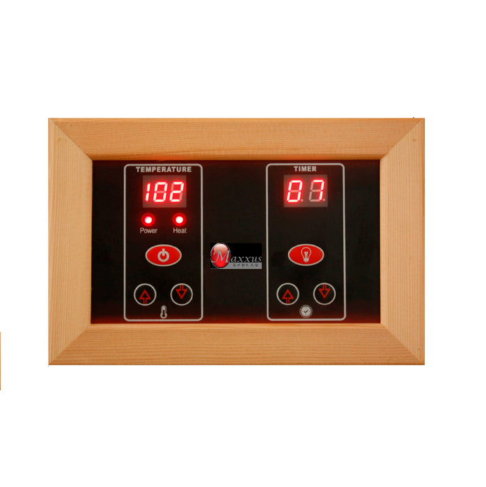 Low EMF  2-Person Maxxus "Seattle" FAR Infrared Sauna