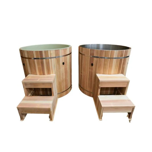 Outdoor Cold Plunge PVC w/Premium Pacific Cedar Wood (tub only)